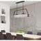 Westinghouse Chandelier 60W 4-Light Callowhill, Matte Black, Antique Ash 6126000 - alternate 6